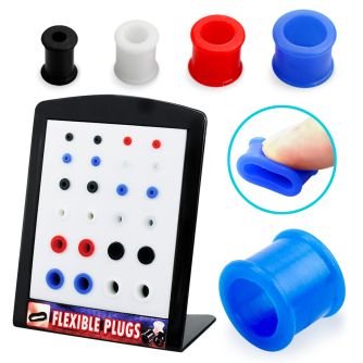 brsi display 24 dilataciones tunel silicona 3mm 10mm distribuidor mayorista