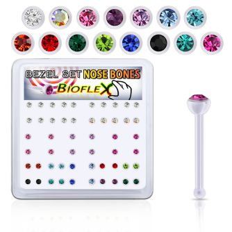 bxa33 box w 120 bio  flex nose bones w 2mm crystals