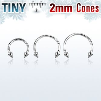 cbecn2 barbell circular acero quirurgico 1mm conos 2mm distribuidor