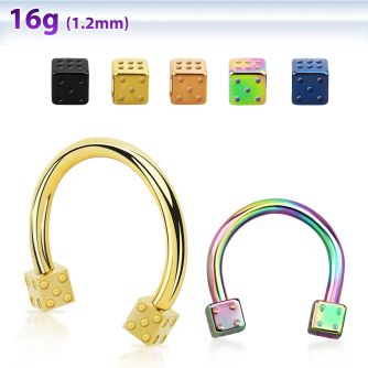 cbetdi25 barbell circular acero quirurgico anodizado dados 2 5mm al por mayor