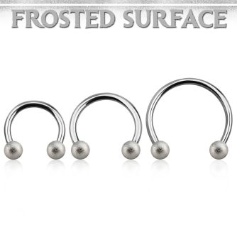 cbmfo5l barbell circular diametro acero 316l bolas 5mm acero esmerilado usar como arete al por mayor