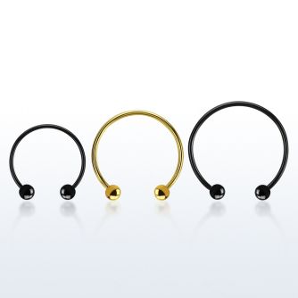 cbmtb5l barbell circular diametro acero 316l anodizado bolas 5mm usar como arete distribuidor mayorista