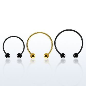 cbmtb6l barbell circular diametro acero 316l anodizado bolas 6mm usar como arete distribuidor