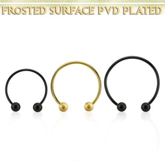 cbmtfo6l barbell circular diametro acero 316l anodizado bolas 6mm acero esmerilado usar como arete mayorista