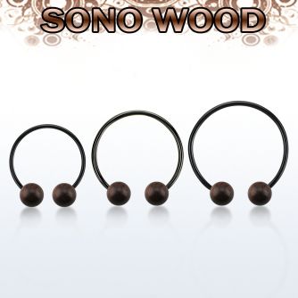 cbmtsn8l barbell circular diametro acero 316l anodizado bolas 8mm madera sono usar como arete distribuidor mayorista