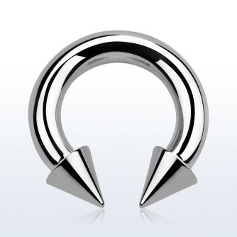 cbrcn6 barbell circular acero quirurgico 4mm conos 7mm rosca interna al por mayor