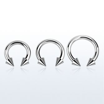 cbrcn8 barbell circular acero quirurgico 3mm conos 6mm rosca interna venta