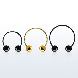 cbstb5l barbell circular diametro acero 316l anodizado bolas 5mm usar como arete venta