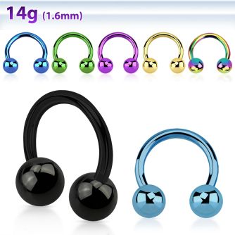 cbtb barbell circular acero quirurgico anodizado bolas 5mm distribuidor mayorista