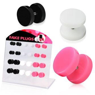 dacb78c board of acrylic fake plug without rubber o ring