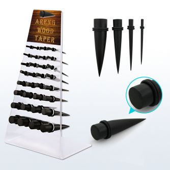 dapg66 display 32 expansores madera areng anillos goma dobles 2mm 10mm al por mayor