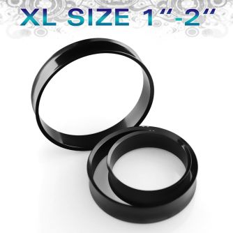 dtpgxl dilatacion tunel doble flare acero quirurgico anodizado negro xl distribuidor mayorista