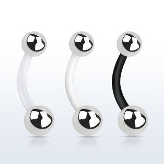 fbns piercing ombligo bio flexible bola 5 6mm acero distribuidor