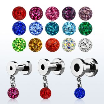 fpg2d5 dilatacion tunel acero quirurgico 6mm multi cristal ferido 6mm distribuidor mayorista