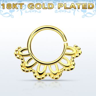 gpsepv3 aro septum plata 925 oro 18 kts 1mm hoja indio 8mm distribuidor mayorista