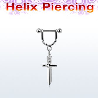 heud11 piercing helix estribo acero quirurgico al por mayor