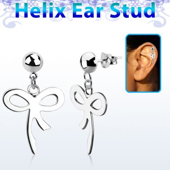 hexvd27 piercing helix plata esterlina 925 lisa lazo colgado eja al por mayor