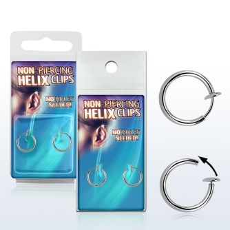 hlcirx non piercing fake helix clips size 8mm to 12mm