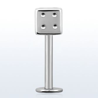 lbsdi4s labret acero quirurgico dado 4mm distribuidor