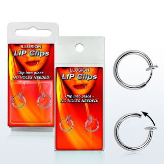 lpcirx non piercing fake lip piercing clips size 8mm to 12mm