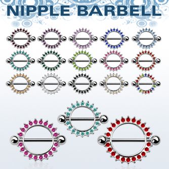 mcnpc3 round nipple shield w prong set crystal studded rim