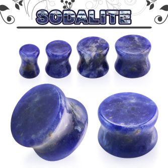 pgsss sodalite stone double flare plug