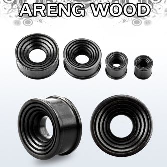 phar areng wood double flared tunnel with conical openings