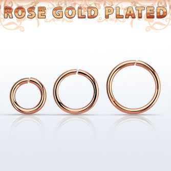 rssel16 aro continuo plata esterlina 925 oro rosa distribuidor