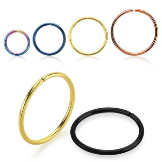 selt20 pvd plated 316l steel ring diameter 6mm 10mm