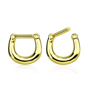 septj septum clicker liso anodizado negro dorado barra cierre acero 316l al por mayor