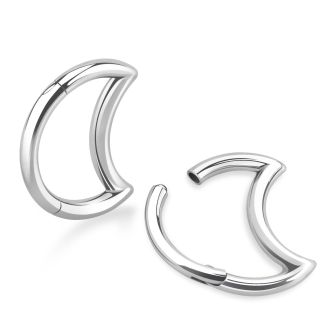 sgsh2 316l steel hinged segment ring moon