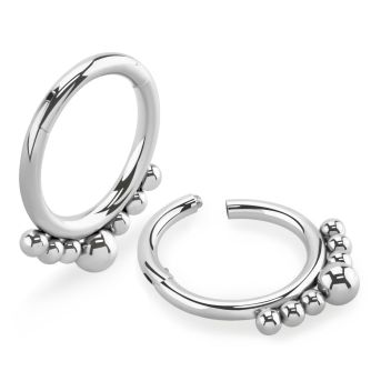 sgsh4 316l steel hinged segment ring multi ball