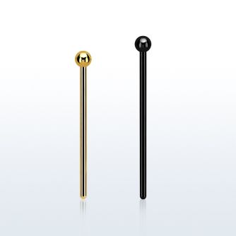 snybt20 piercing nariz doblar tu mismo acero 316l pvd bola 2mm al por mayor