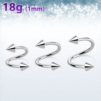 sp18cn3 espiral acero quirurgico 1mm conos 3mm mayorista