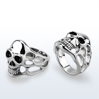 sr256 anillo acero inoxidable calavera distribuidor