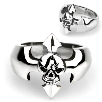 sr339 anillo acero 316l calavera brillo espejo distribuidor mayorista