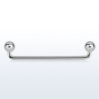 subd14 barbell superficial industrial acero quirurgico 90 grados bolas 5mm venta