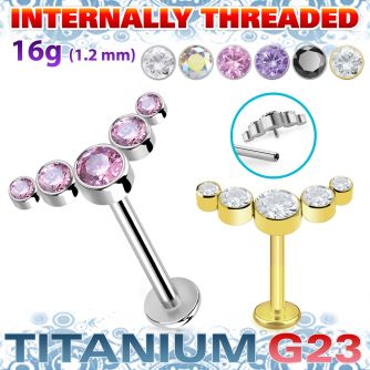 ulbin8 titanium g23 internally threaded labret 5 cz