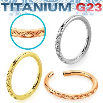 usgtsh23 pvd plated titanium segment ring pattern