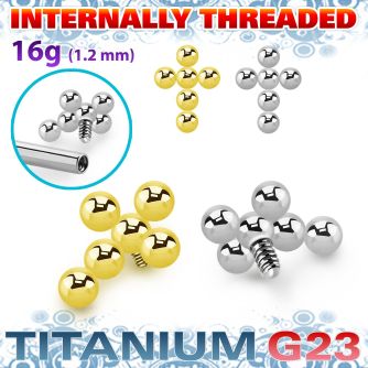 ush3in titanium g23 cross bead balls top