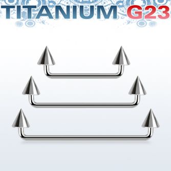 usudcn5 barbell superficial industrial titanio g23 90 grados conos titanio 5mm distribuidor mayorista