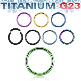 utsg16 anodized titanium g23 segment ring in 16g 1 2mm