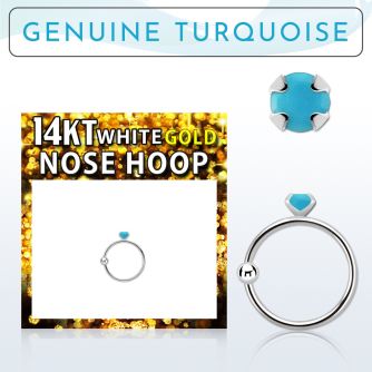 whge7 aro nariz oro blanco 14 kts 0 6mm turquesa autentica 2mm mayorista