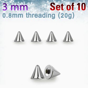 xcn3xs pack of 10 pcs of 3mm 316l steel balls