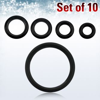xori pack 10 anillos goma rosca 1 5mm venta