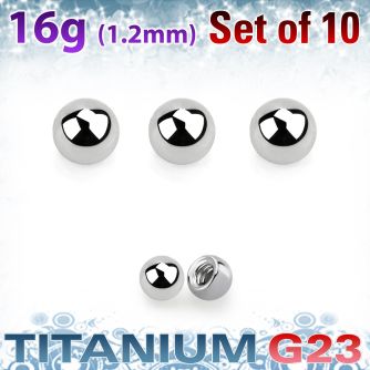 xubal2 titanium g23 2mm balls 10pcs