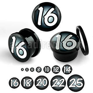 afpoo dilatacion plug tornillo acrilico negro mm como logo muestra tu todo mundo venta