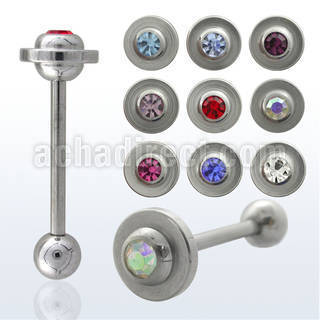 bbbtmc barbell lengua acero quirurgico bola anillo saturno 6mm 16mm mayorista
