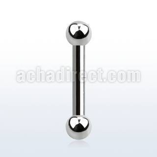 bbeb2 316l steel eyebrow helix barbell with 2mm ball