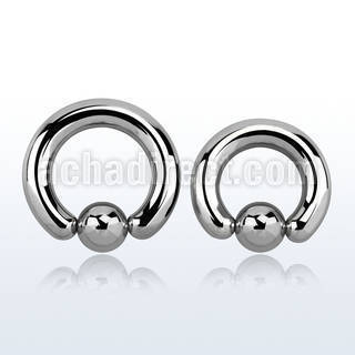 bcr2 316l steel 6mm ball closure ring with 10mm ball